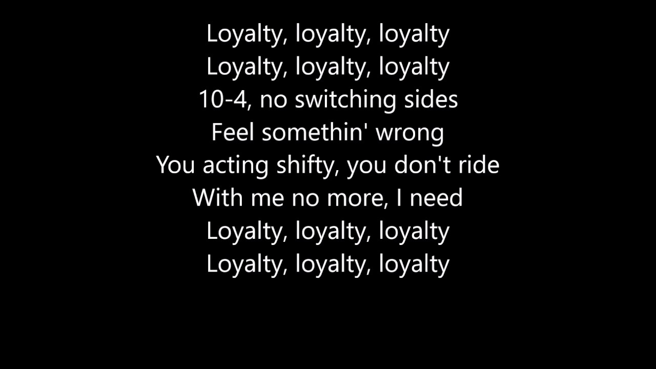 youtube kendrick lamar loyalty